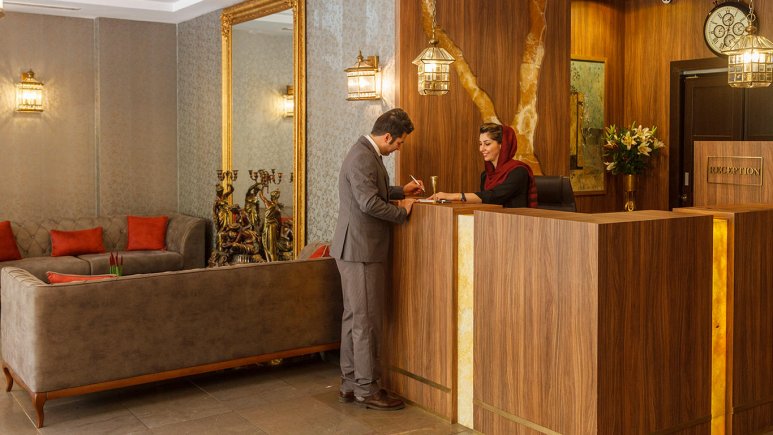 پذیرش هتل آپارتمان طوبی تهران